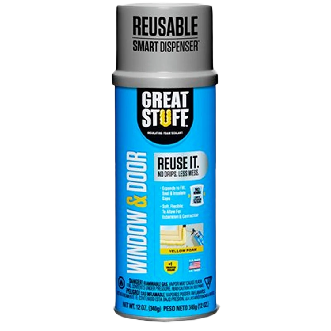 Official Great Stuff Window Door 12 oz. Responsible