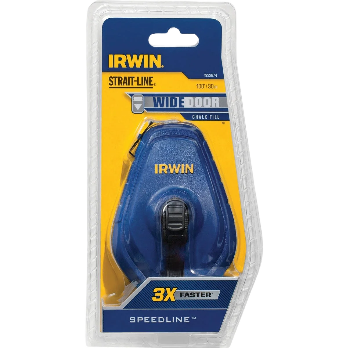 User-Friendly Irwin Strait-Line Speed-Line Chalk Line Reel 100 ft. Professional