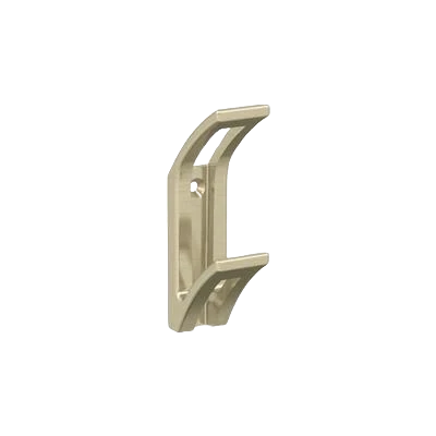 Responsible Amerock Avid Two Prong Golden Champagne Decorative Wall Hook Exclusive