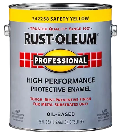 Stylish Rust-Oleum Yellow Gloss Professional Enamel 1 gallon Efficient
