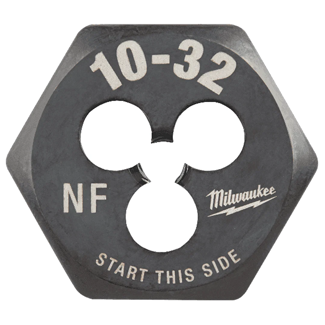 Sophisticated Milwaukee 10-32 NF 1 Hex Threading Die Verified