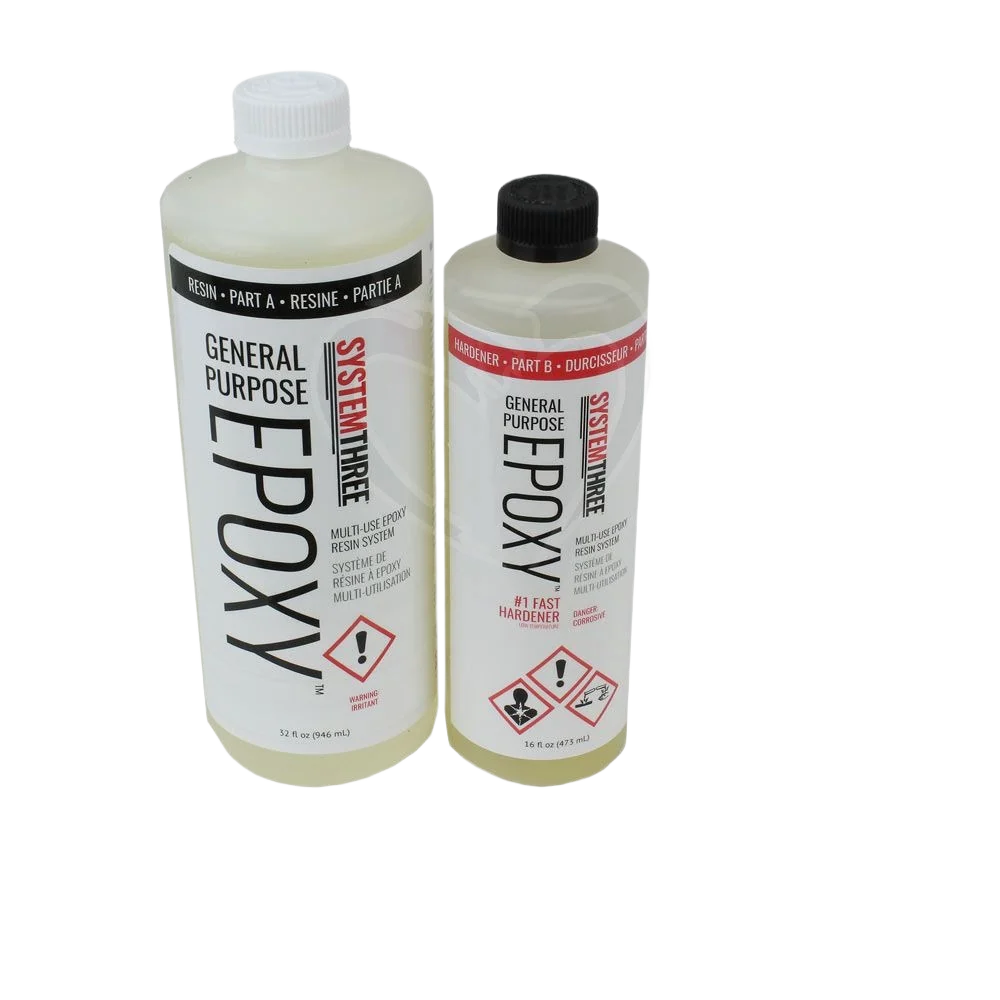 Soft System Three General Purpose Epoxy Kit W 1 Fast Hardener 1-1 2 Quart Practical