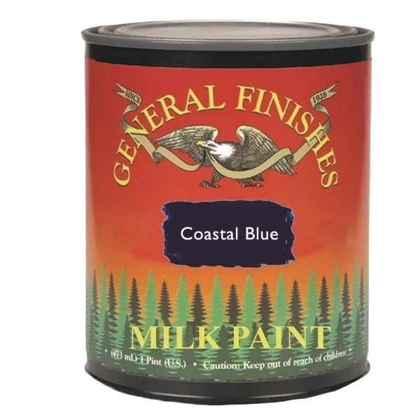 Contemporary General Finishes Coastal Blue Milk Paint Pint Natural