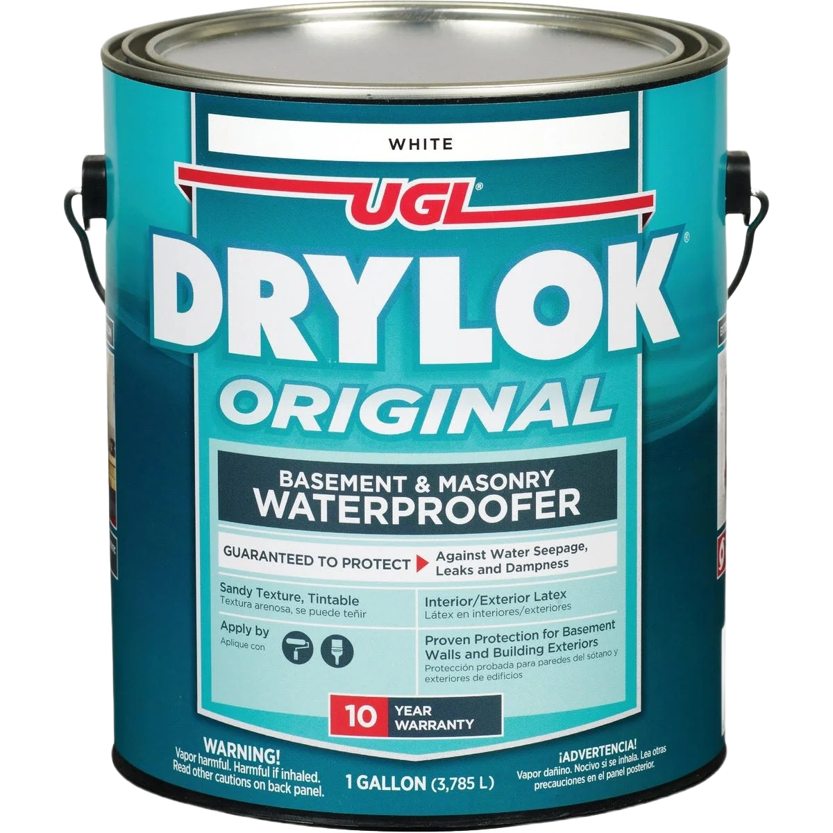 Reliable DRYLOK White Latex Masonry Waterproofer 1 Gallon User-Friendly
