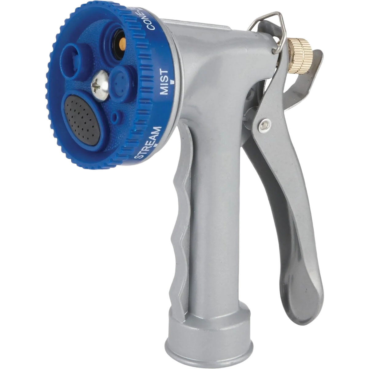 Trendy Garden Blue and Gray Metal 5-Pattern Nozzle Natural