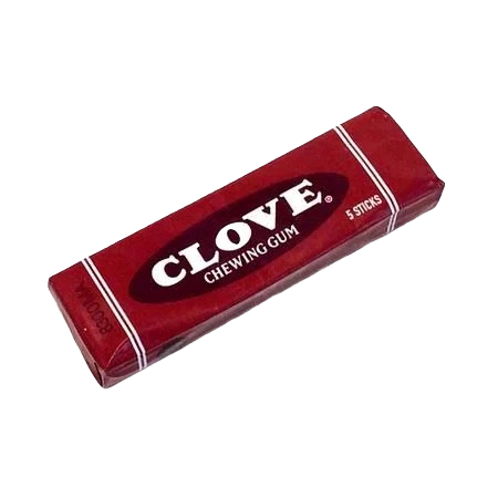 Pure Clove Chewing Gum 5 Sticks Fast