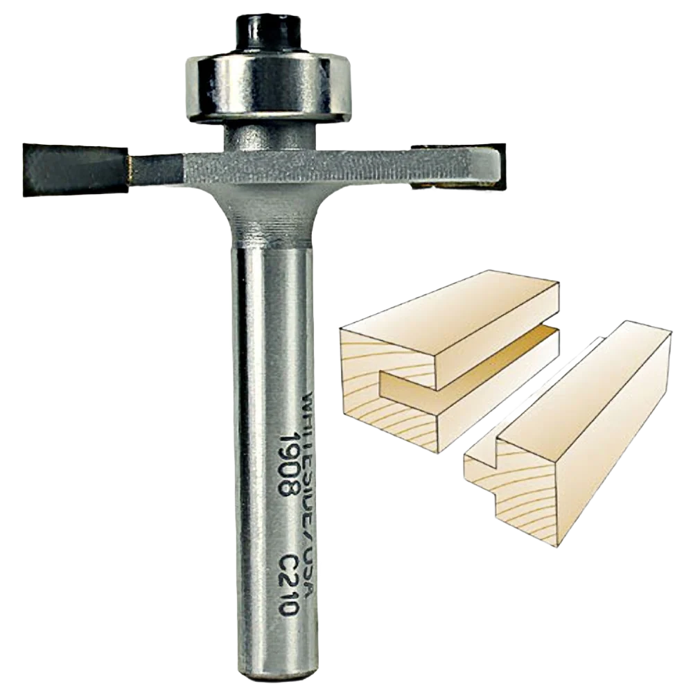 Reliable Whiteside Slotting Rabbeting Bit 1 4 in. SH x 5 32 in. CL x 1 2 in. Superior