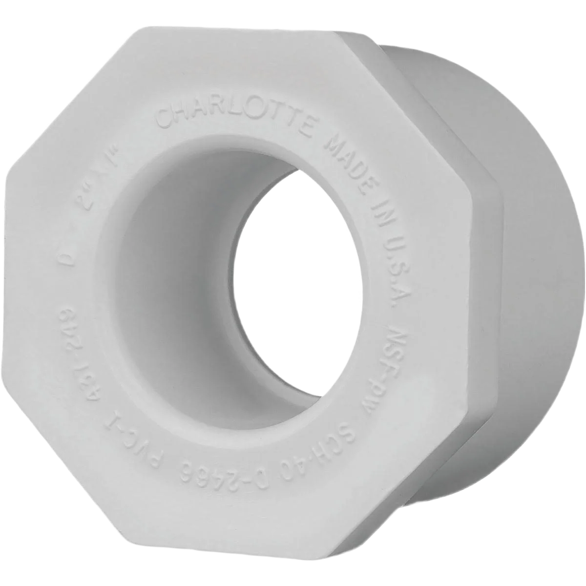 Superior Charlotte Pipe 2 SPG x 1 Slip PVC Bushing Smart