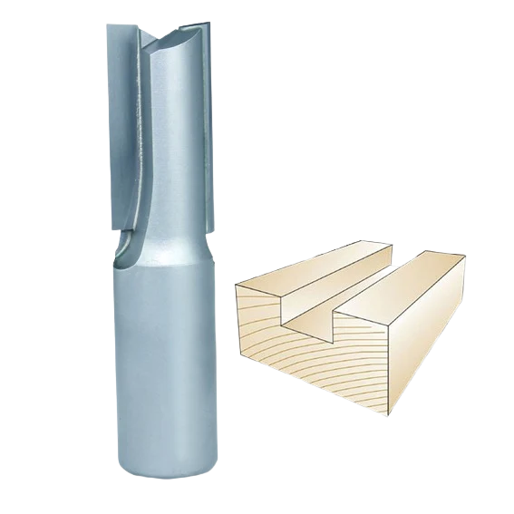Crafted Whiteside C7515 CNC Straight Bit 3 4 in. SH x 3 4 in. CD x 1-1 2 in. CL Soft