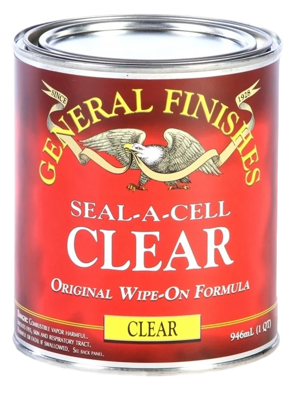 Natural General Finishes Seal-A-Cell Oil Based Clear 1 Quart Contemporary