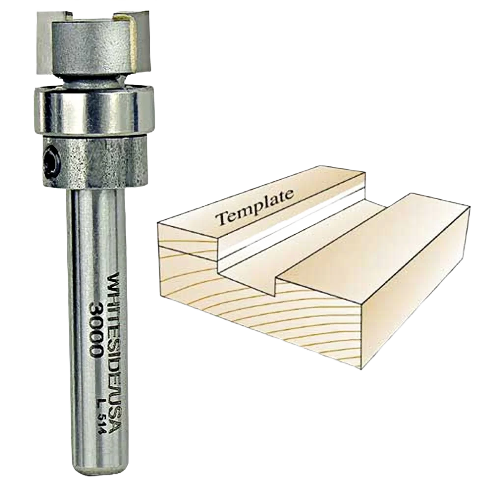 Detailed Whiteside Dado Clean Out Bit 1 4 in. SH x 1 2 in. CD x 1 4 in. CL Crafted