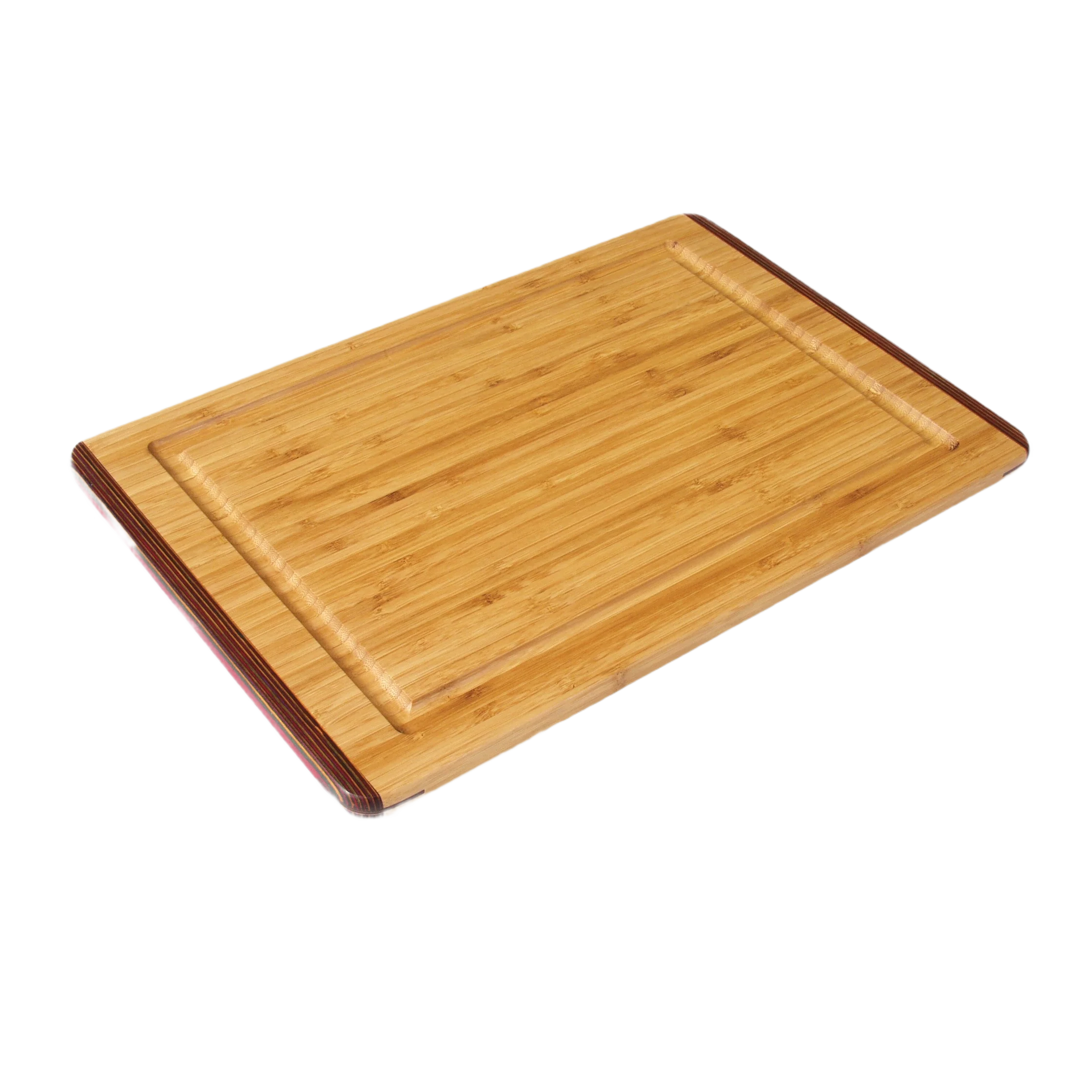 Secure Island Bambo Rainbow Wood Bamboo Carving Board 12×18 in. Functional