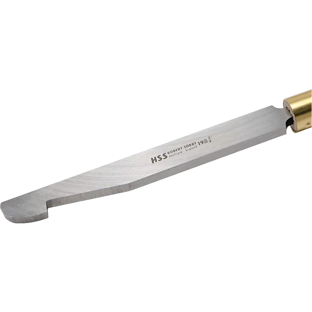 Elite Sorby Round Side Cut Scraper Blade 3 4 in. Fine Crafted