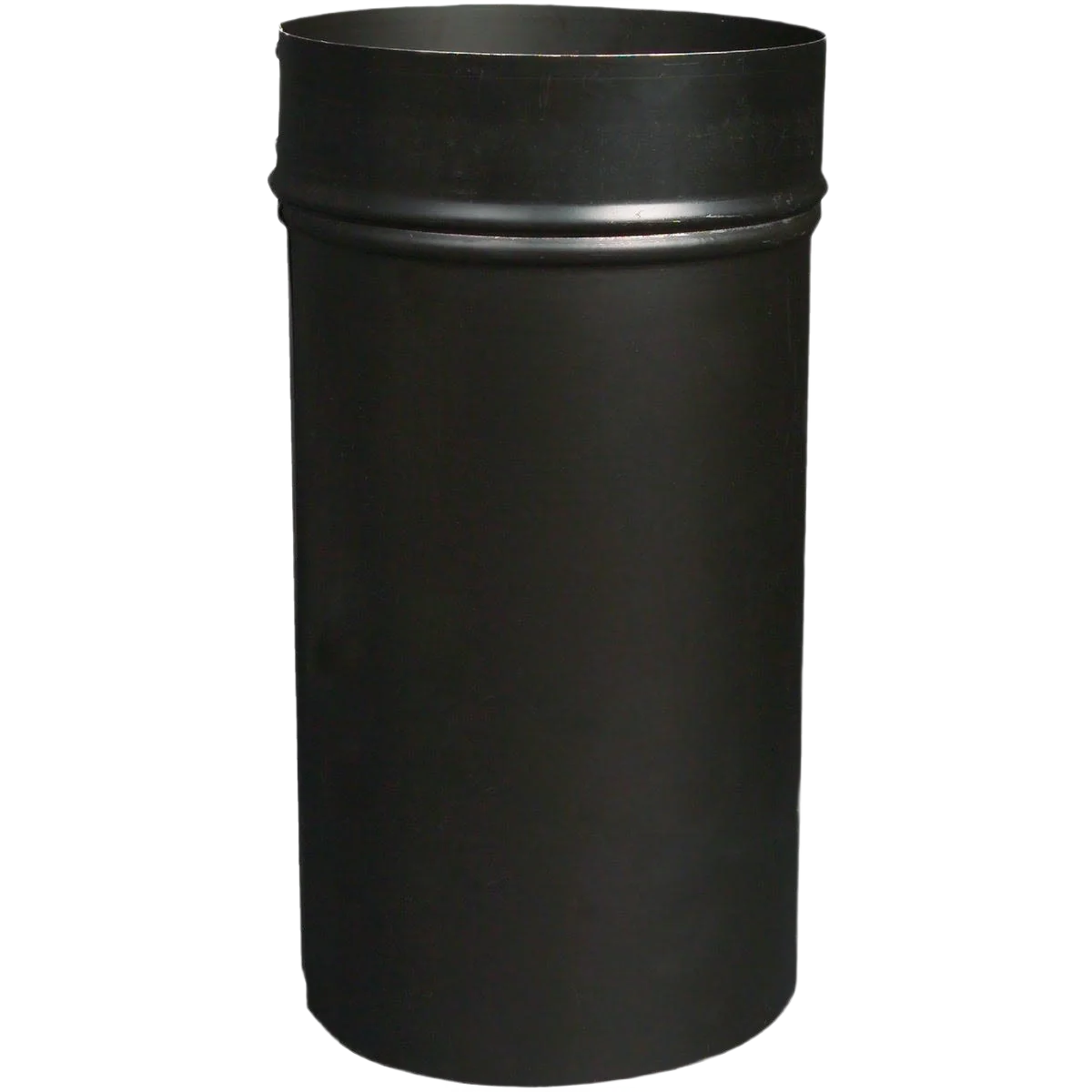 Soft Imperial Black Slip-Joint Stove Pipe 6 x 12 in. Crafted