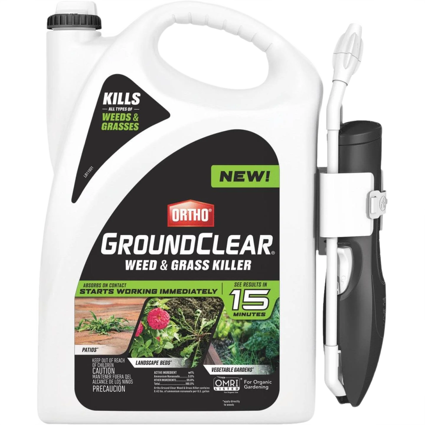 Eco-Friendly Ortho GroundClear Weed Grass Killer with Comfort Wand 1 gal. High-Quality