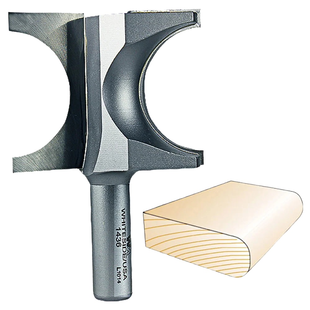 Breathable Whiteside Bull Nose Bit 1 2 in. SH x 3 4 in. R x 1-1 2 in. CD Consistent