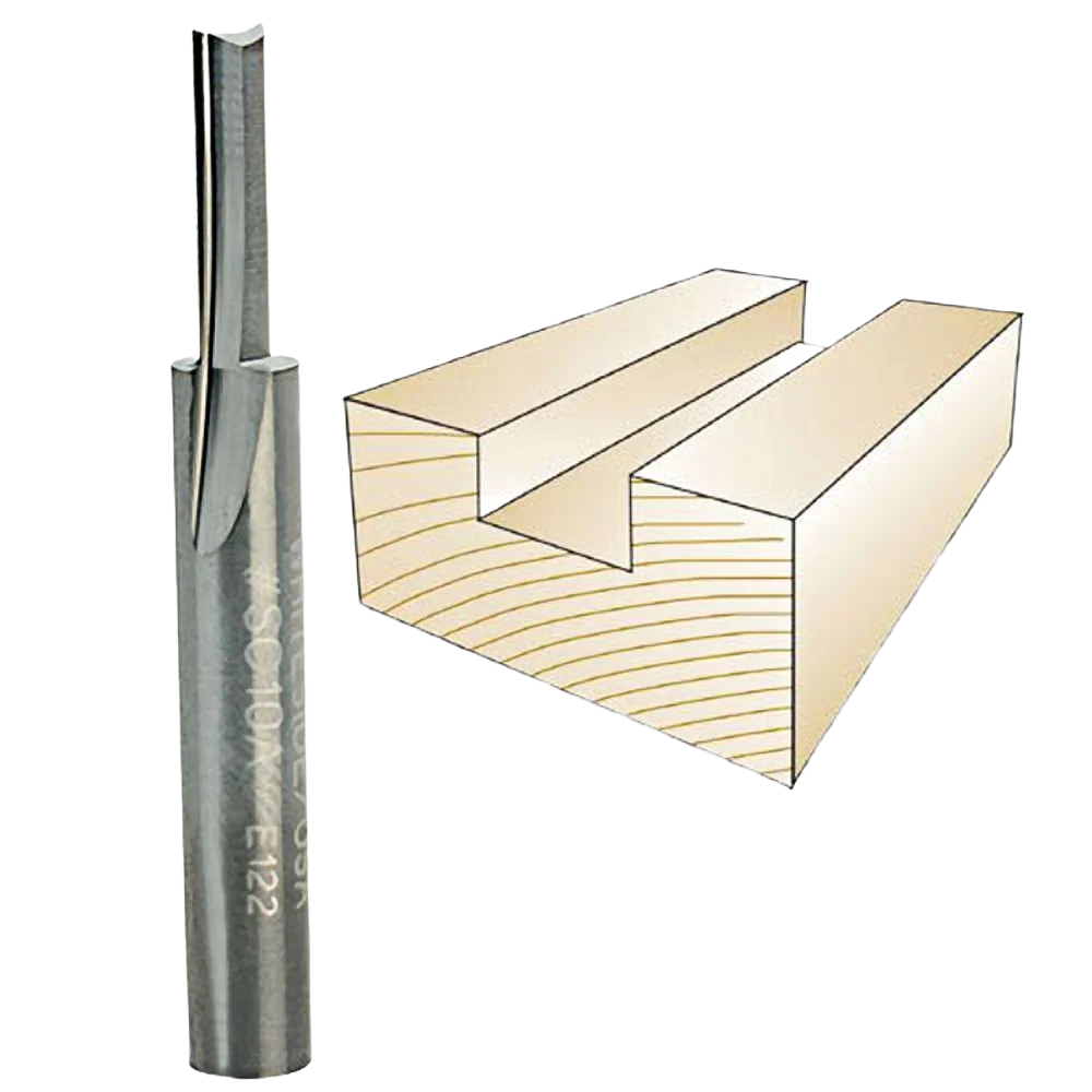 Fashionable Whiteside Solid Carbide Straight Bit 1 4 in. SH x 5 32 in. CD x 5 8 in. CL Sophisticated