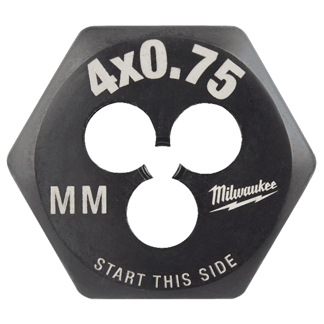 Superior Milwaukee M4-0.75 mm Metric 1 Hex Threading Die Long-Lasting