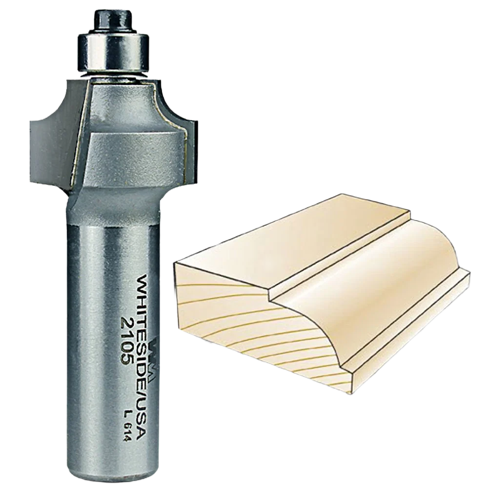 Refined Whiteside Beading Bit 1 2 in. SH x 3 16 in. R Trendy