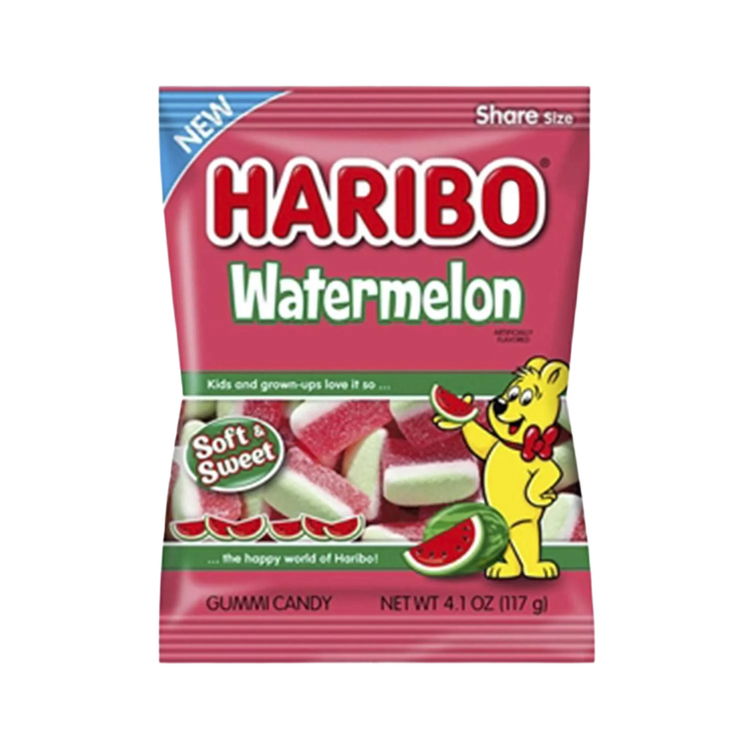Sustainable Haribo Gummy Watermleon 4.1 oz. Superior