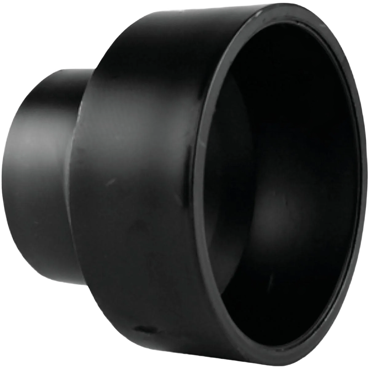 Smooth Charlotte Pipe 3 x 1-1 2 Hub x Hub Reducing ABS Coupling Classic