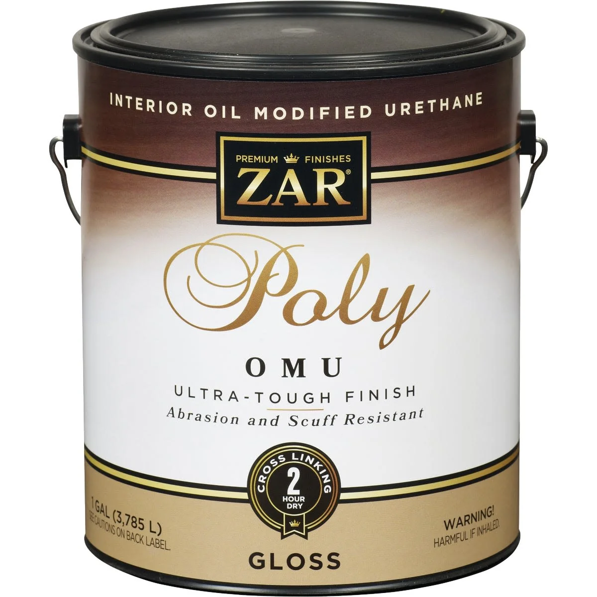 Modern ZAR Ultra Max Interior Gloss Polyurethane Gallon Detailed