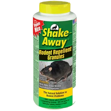 Comfortable Shake Away Granular Organic Rodent Repellent 28.5 oz. Efficient