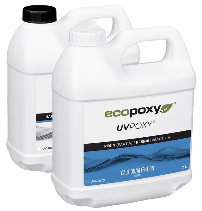 Quality EcoPoxy UVPoxy Kit 4L Crafted