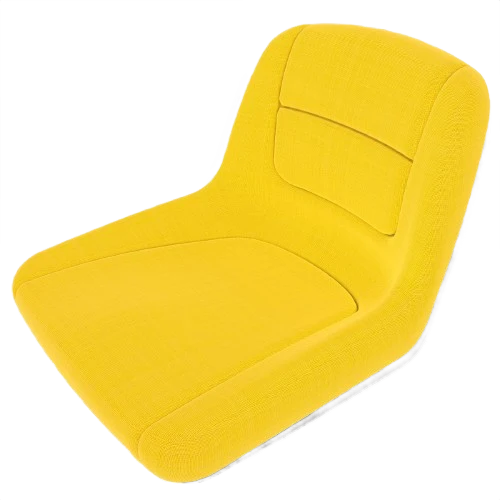 Refined John Deere AUC11476 High Back Yellow Seat Long-Lasting