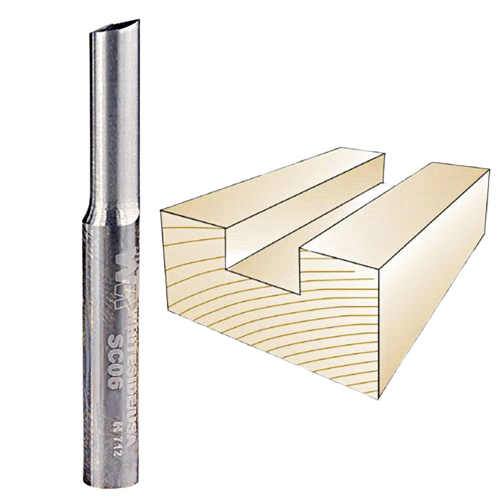 Luxury Whiteside Solid Carbide Straight Bit 1 4 in. SH x 1 4 in. CD x 3 4 in. CL Authentic