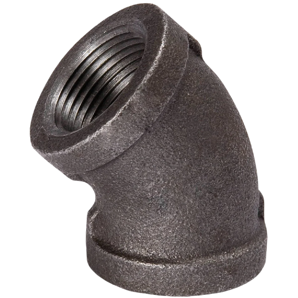 Verified Southland 1 2 In. 45 Deg. Malleable Black Iron Elbow Contemporary