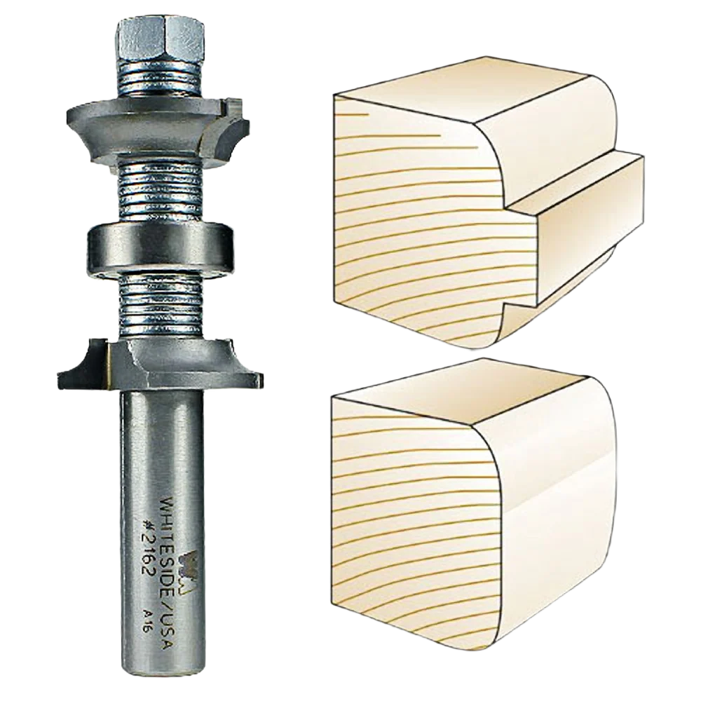 Refined Whiteside Double Roundover Bit 1 2 in. SH x 3 16 in. R Top-Quality