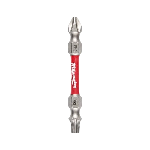 Natural Milwaukee SHOCKWAVE™ PH2 T25 Impact Double-Ended Bit Unique