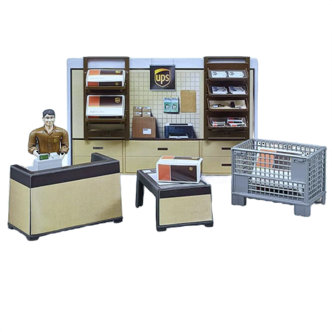 Eco-Friendly Bruder 62250 Bworld UPS Store Crafted