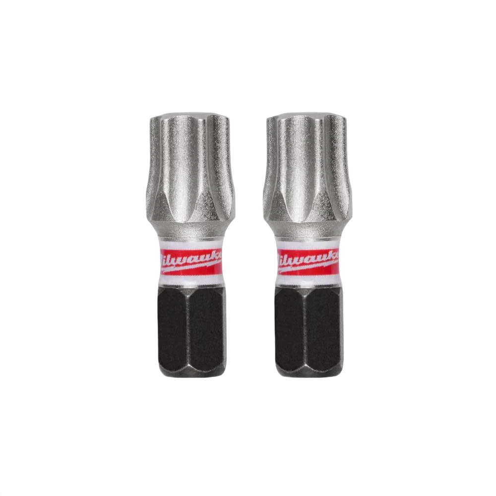 Superior Milwaukee SHOCKWAVE™ Impact Duty 1 T45 Insert Bits 2Pk Smooth