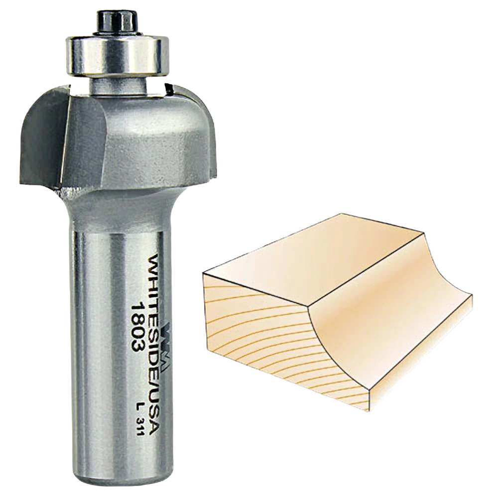 Traditional Whiteside Cove Bit 1 2 in. SH x 1 4 in. R Expertly Made
