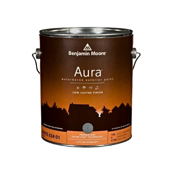 Dependable Benjamin Moore Aura 4X Low Lustre Exterior Paint 1 Quart Premium