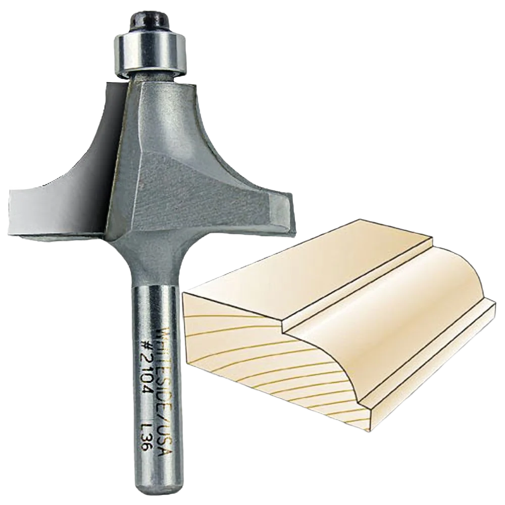 High-Quality Whiteside Beading Bit 1 4 in. SH x 1 2 in. R Versatile
