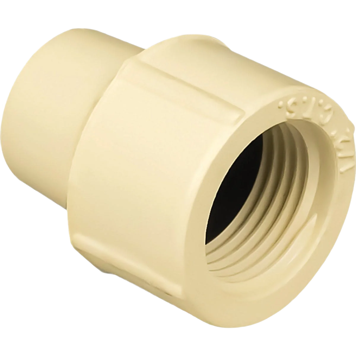 Lightweight Charlotte Pipe 1 2 FIP Schedule 40 Threaded PVC Adapter Pure