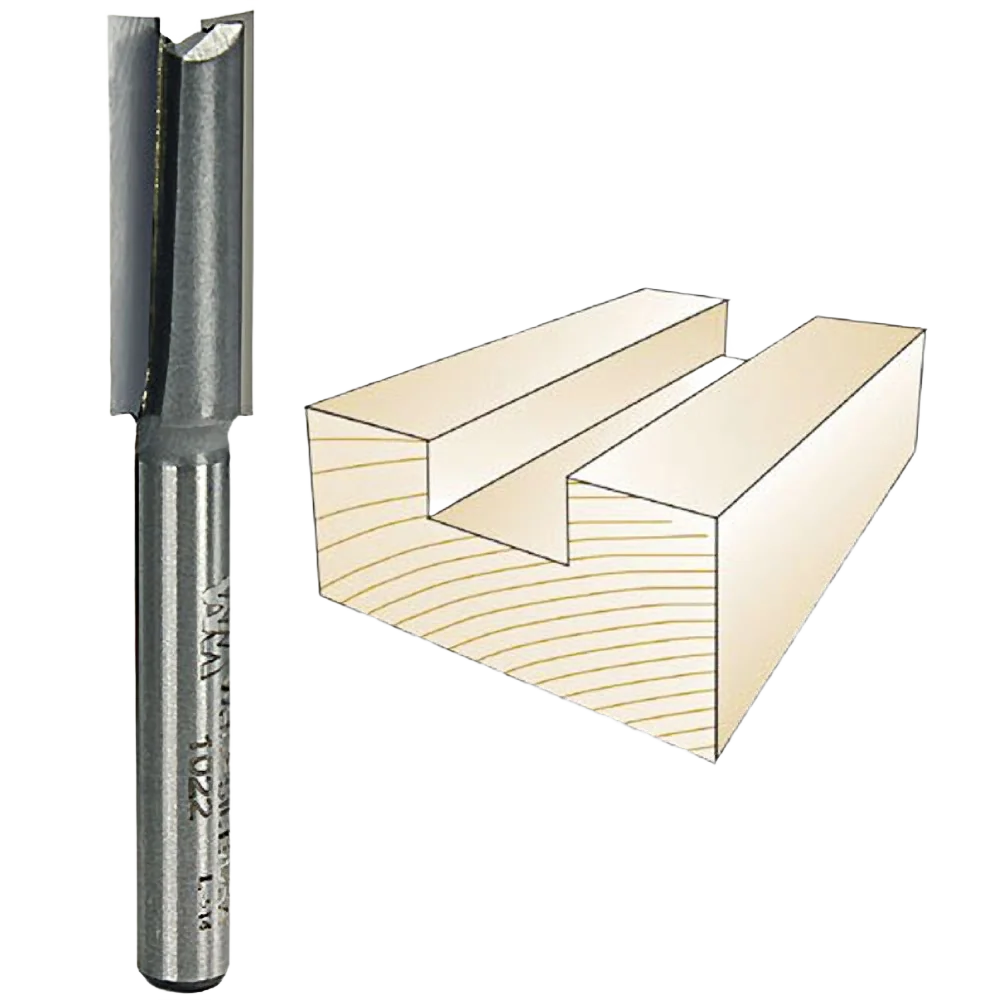 Next-Generation Whiteside Straight Bit 1 4 in. SH x 3 8 in. CD x 1 in. CL Healthy