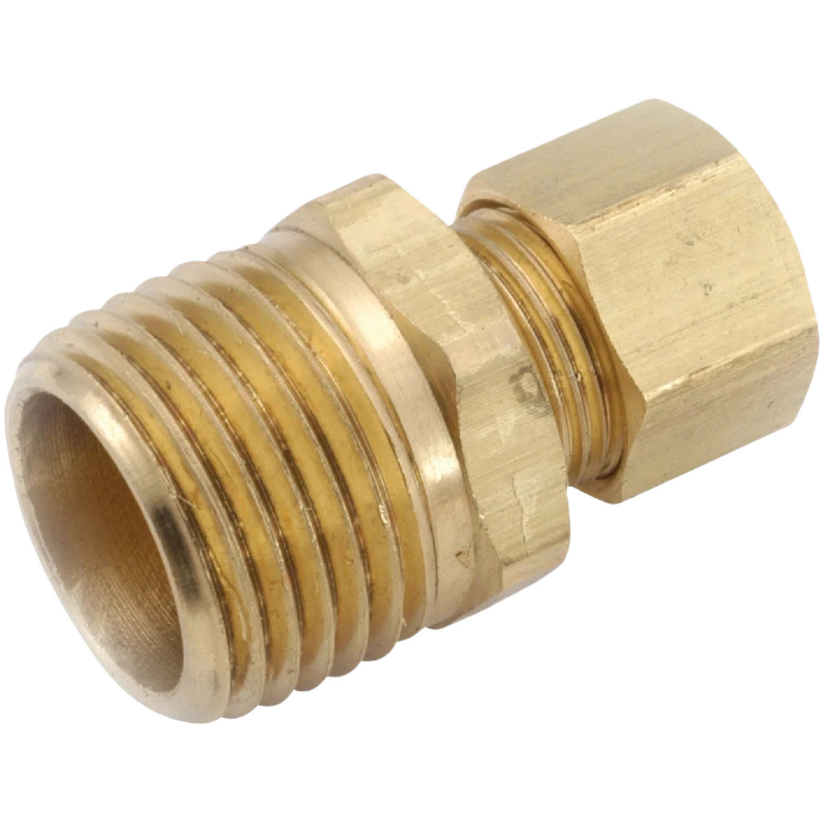 Easy-to-Use Anderson Metals Male Union Compression Adapter 1 2 In. x 1 2 In. Green