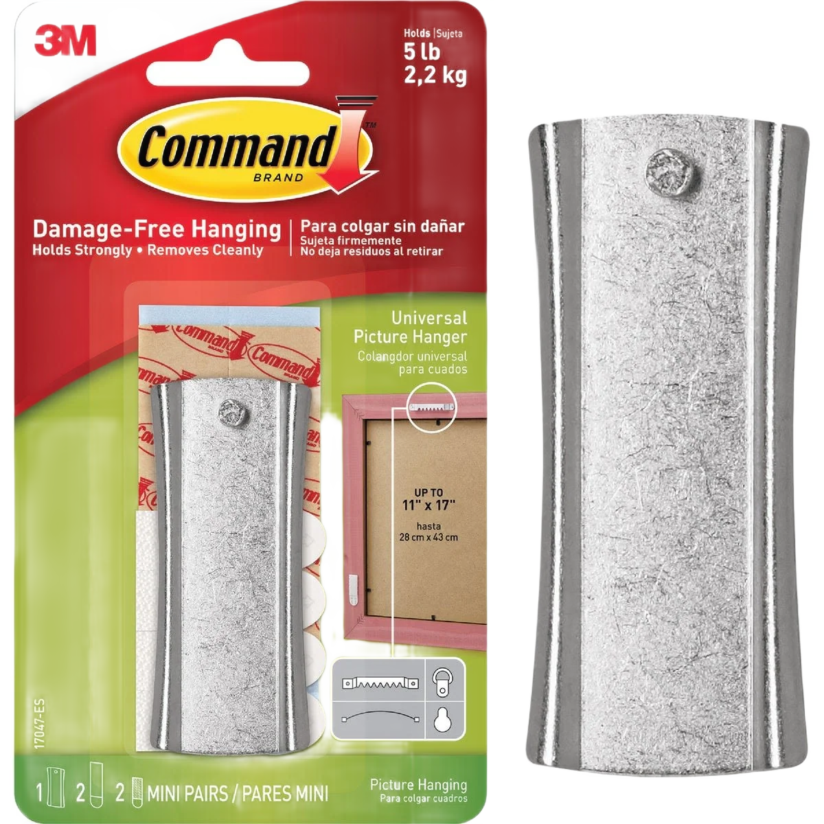 Traditional 3M Command Universal Adhesive Picture Hanger Safe