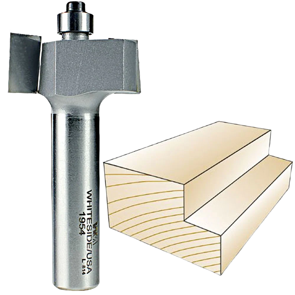 Efficient Whiteside Rabbeting Bit 1 2 in. SH x 1 2 in. CL x 1 2 in. CD Durable
