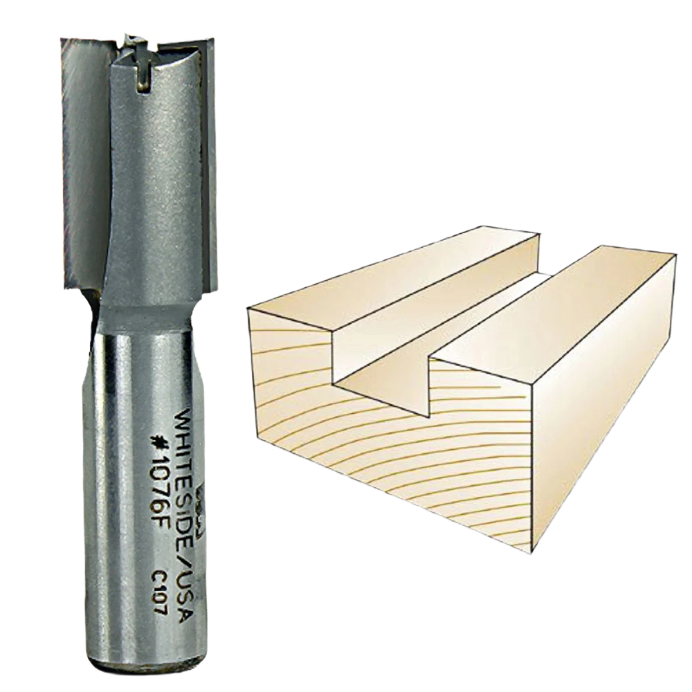 Environmentally Friendly Whiteside Straight Bit 1 2 in. SH x 5 8 in. CD x 1 in. CL Practical