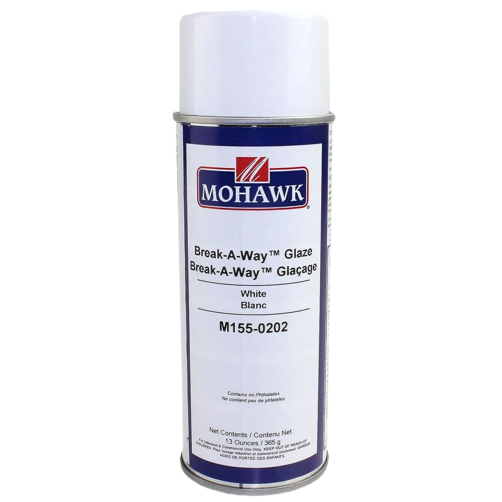 Relaxed Mohawk Break-Away Glaze Aerosol White 13 oz Eco-Friendly