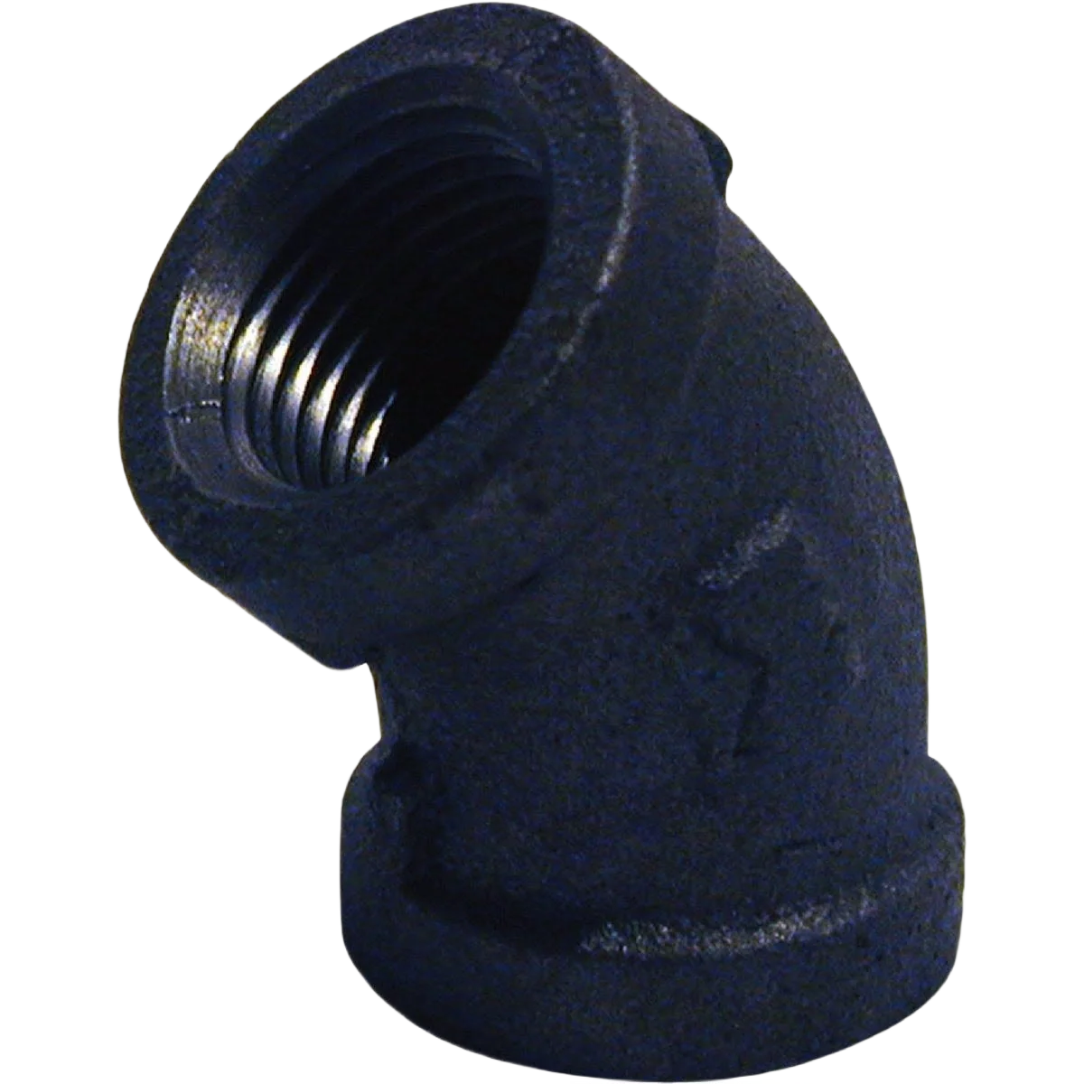 Elite Southland 1 In. 45 Deg. Malleable Black Iron Elbow Crafted