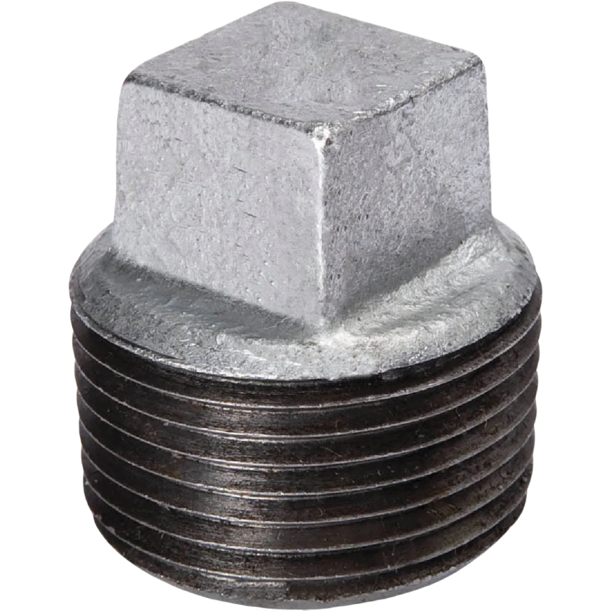 Smooth Southland 1-1 4 In. Malleable Iron Galvanized Plug Contemporary