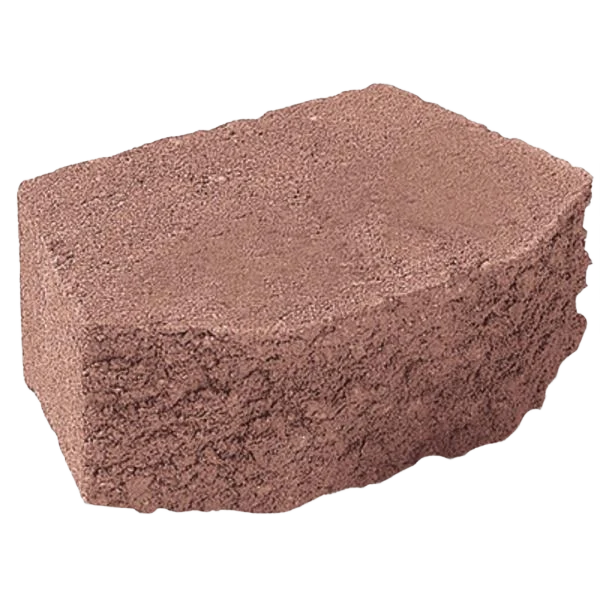 Top-Quality Oldcastle Castlewall Red and Charcoal Wall Stone 4 x12 in. Exceptional