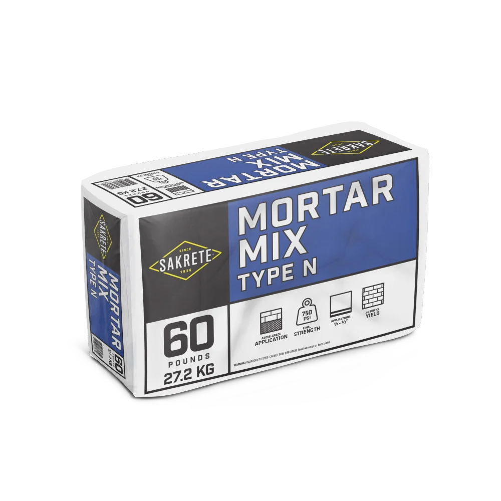 Easy-to-Use Sakrete Mortar Mix Type N 60 lbs. Smart