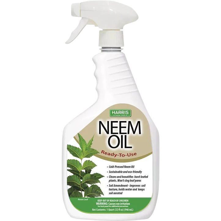 Versatile Harris 32 Oz. RTU Trigger Spray Neem Oil Insect Disease Control User-Friendly